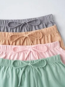 4 piezas shorts bajo en forma de lechuga - Multicolor - Ver 3