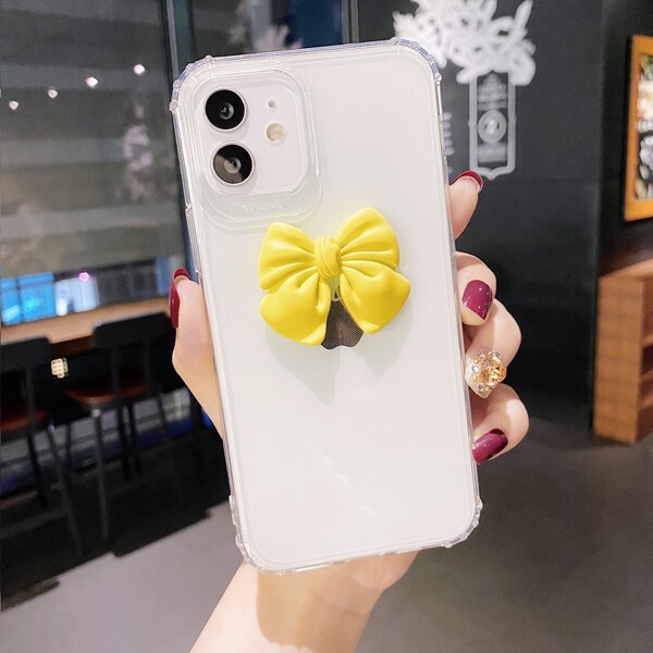 

Bow Detail Clear iPhone Case