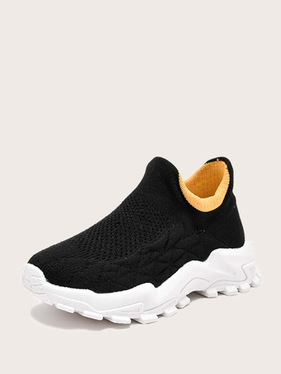 حذاء رياضي محبوك سهل الارتداء للاولاد