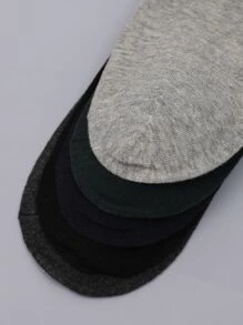 5 pares calcetines de hombres con estampado de letra - Multicolor - Ver 4