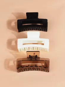 3入組女孩壓克力髮爪