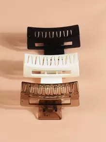 3入組女孩壓克力髮爪