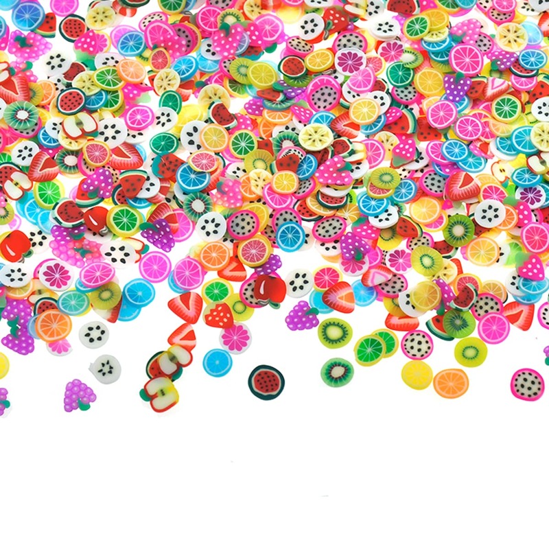 

1000pcs DIY Fruit Decoration, Multicolor
