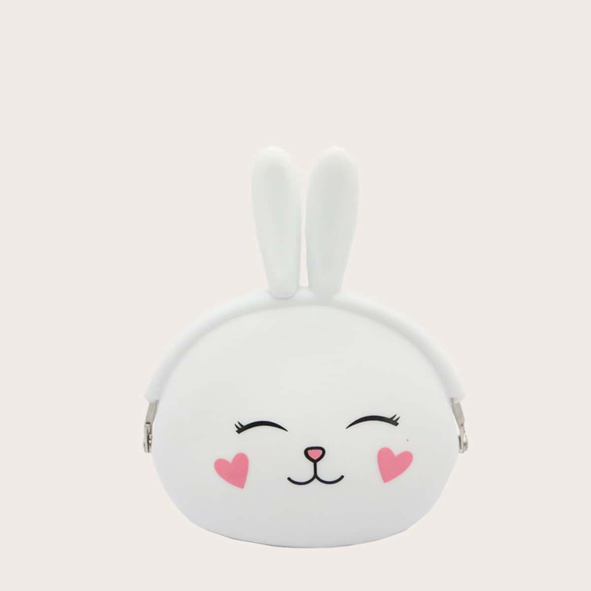 

Cartoon Rabbit Coin Purse, White