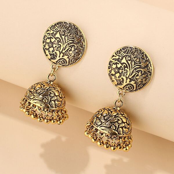 

Jhumka серьги-подвески, Золотистый