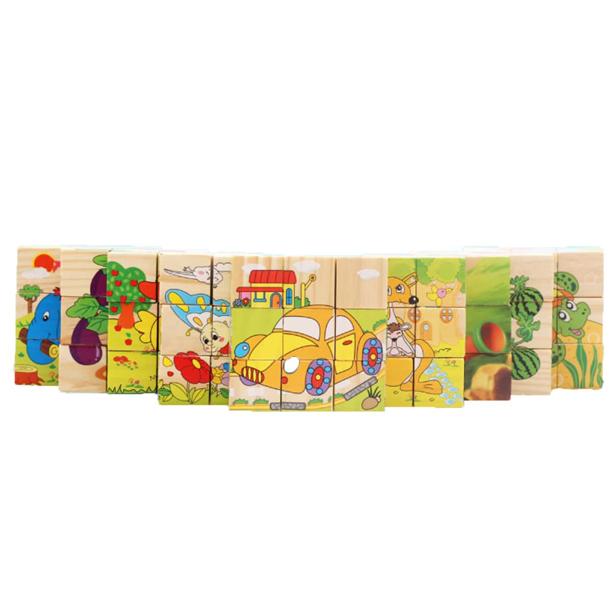 

Random 1set Cartoon Wooden Puzzle, Multicolor