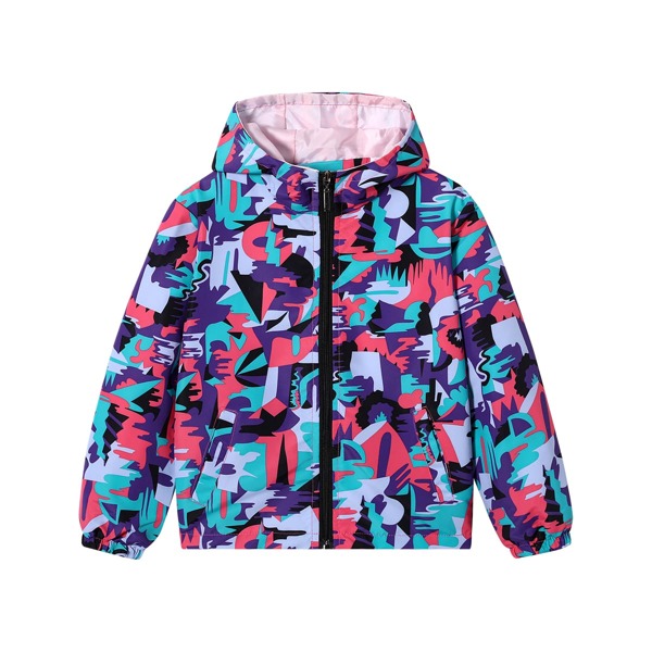 

Boys Camo Zip Up Hooded Sun Protection Jacket, Multicolor