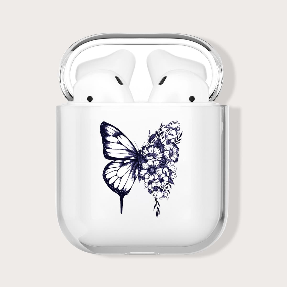 

Butterfly & Floral AirPods Case, Multicolor
