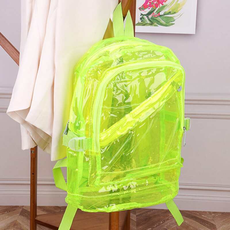 

Neon Clear Backpack, Neon lime green