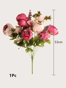 1束人造花朵帶13入組頭 - 彩色 - 查看 2