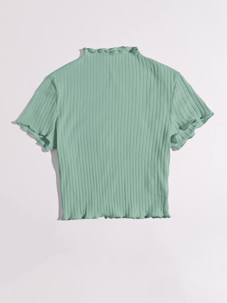 SHEIN Qutie Women T-Shirts - Mint Green - View 2