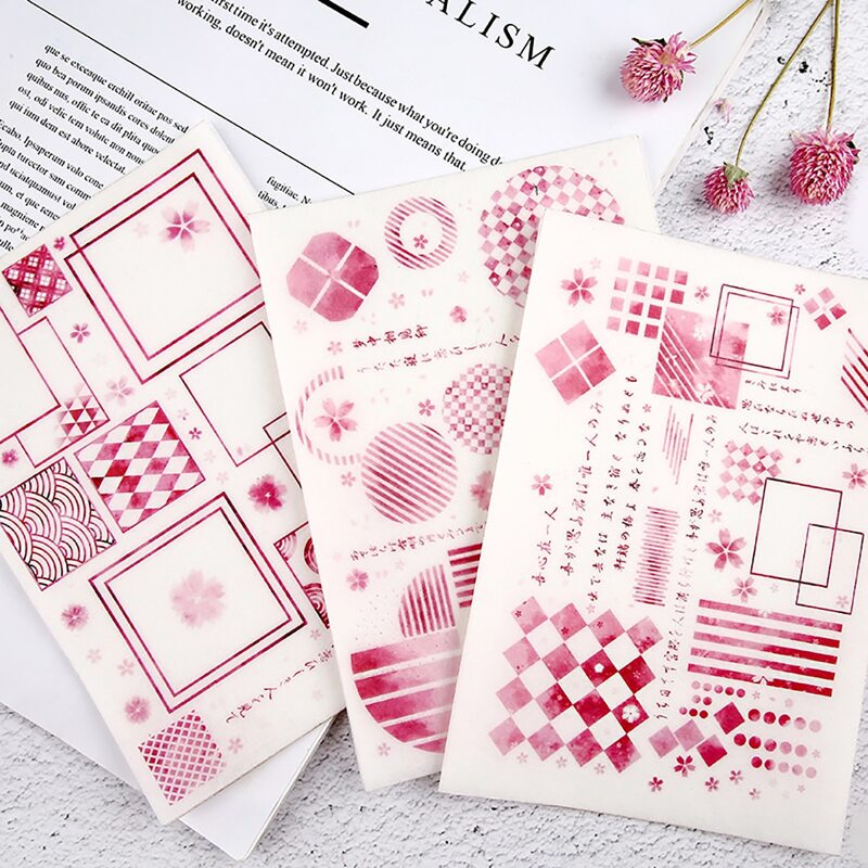 

8sheets Random Color Sticker, Multicolor