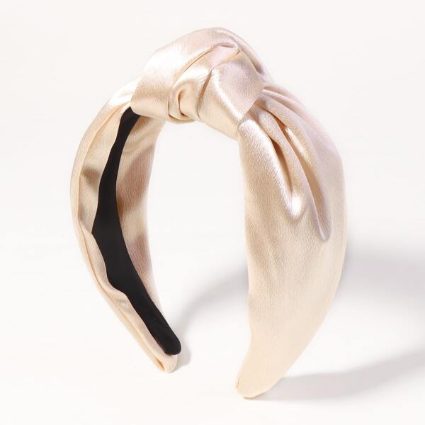

Knot Hair Hoop, Beige