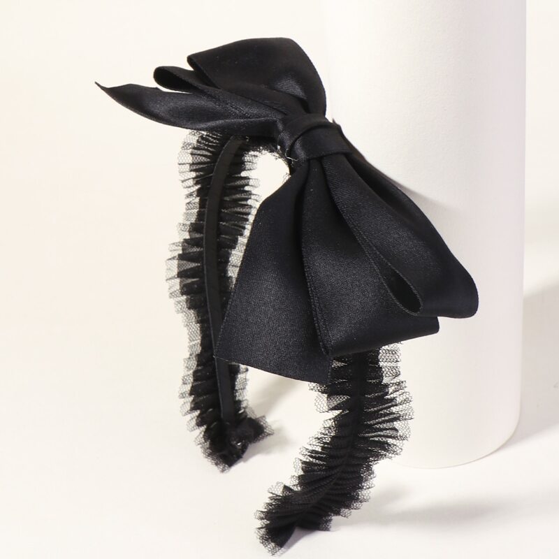 

Bow Decor Hair Hoop, Black