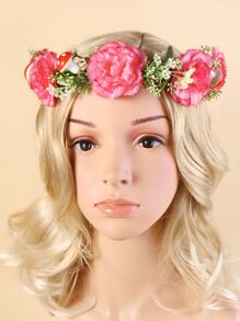 Corona de flores para el cabello - Multicolor - Ver 1