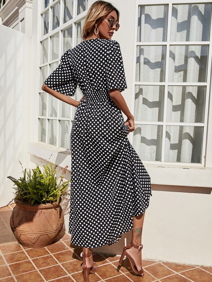 Blouse Shein Tuniek Jurk Dames Zomer Rood SheIn Elegante