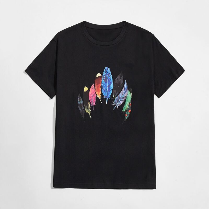 

Guys Graphic Print Tee, Black