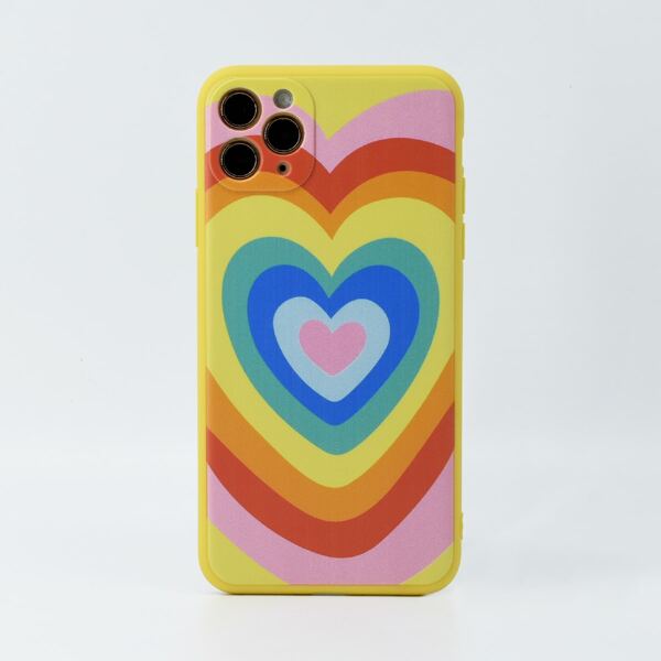 

Colorful Heart iPhone Case, Multicolor