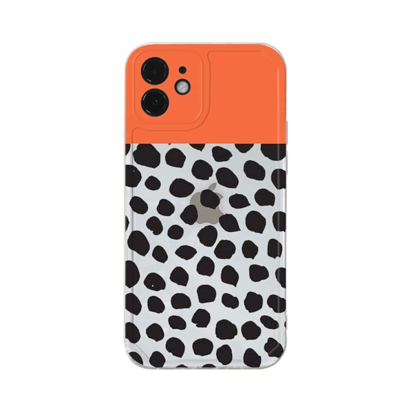 

Mix Pattern Clear iPhone Case, Multicolor