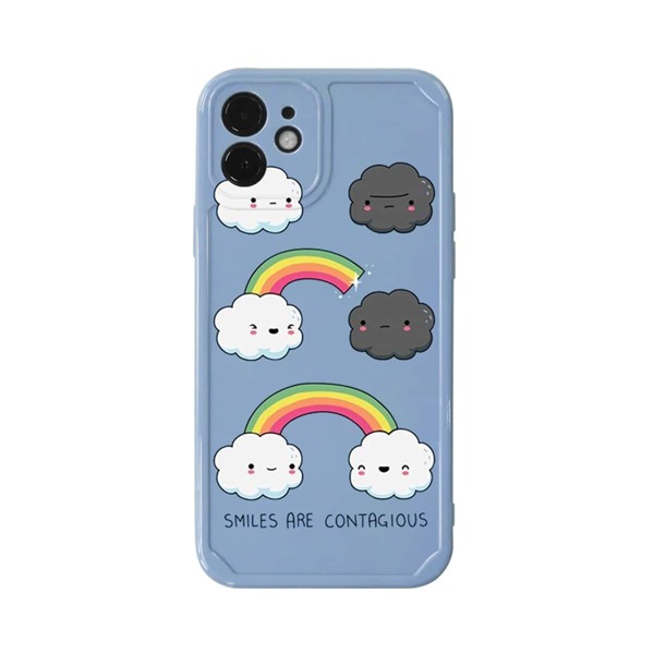 

Cartoon Cloud iPhone Case, Multicolor