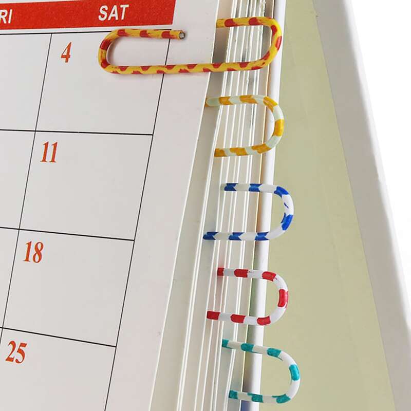 

200pcs Metal Paper Clip, Multicolor