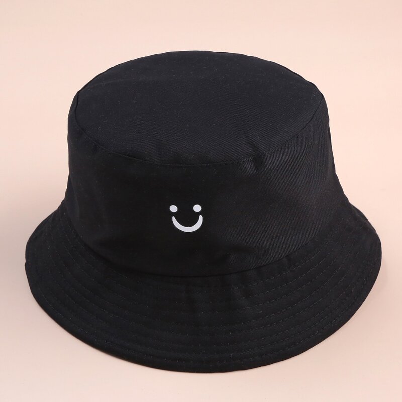 

Cartoon Graphic Bucket Hat, Black