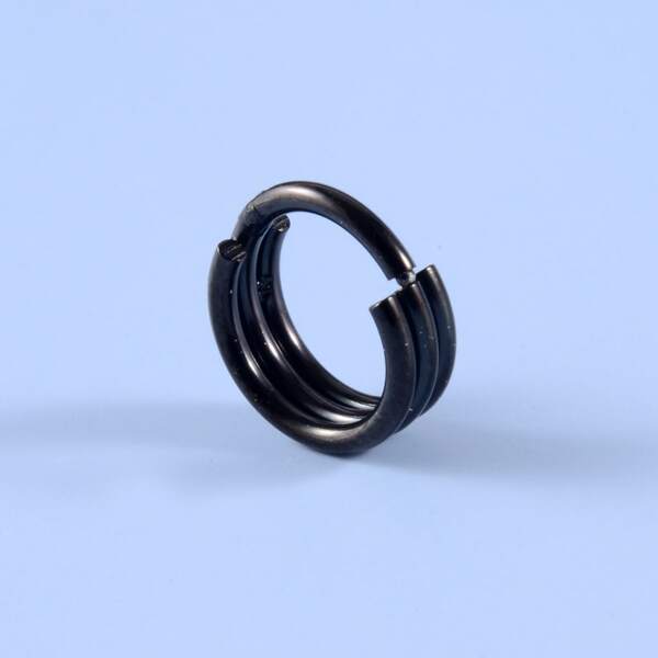 

Men Stainless Steel Nose Ring, Black