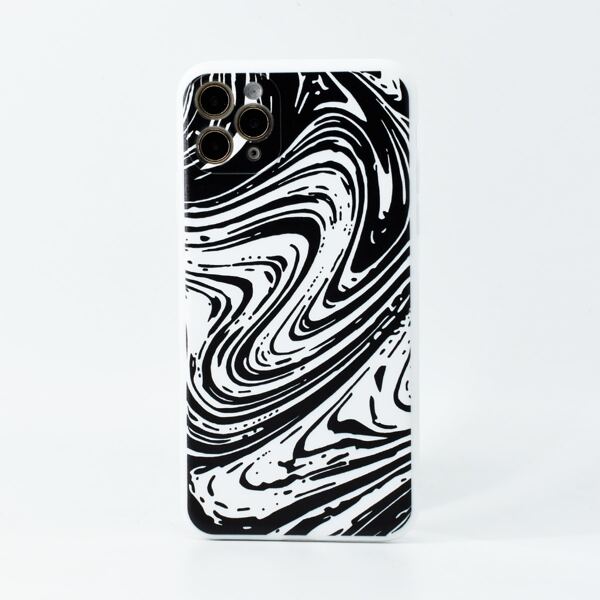 

Чехол для iPhone с узором, Черный и белый