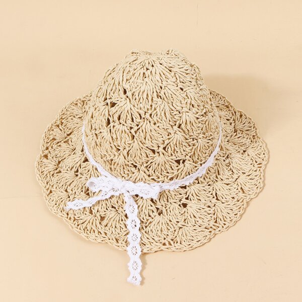 

Toddler Kids Straw Hat, Khaki