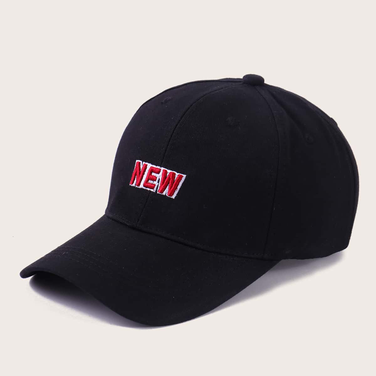 

Guys Letter Graphic Baseball Cap, Black