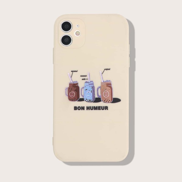 

Beverages Pattern iPhone Case, Multicolor