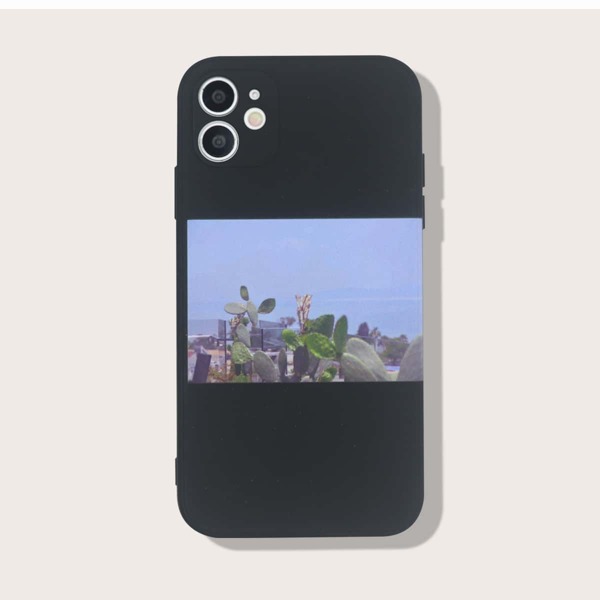 

Чехол для iPhone с узором кактуса, Многоцветный