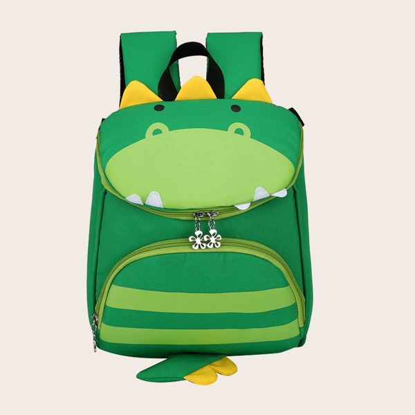 

Boys Cartoon Design Backpack, Green