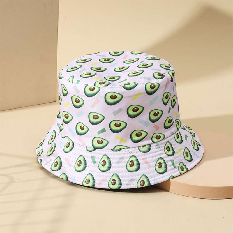 

Avocado Print Bucket Hat, Multicolor