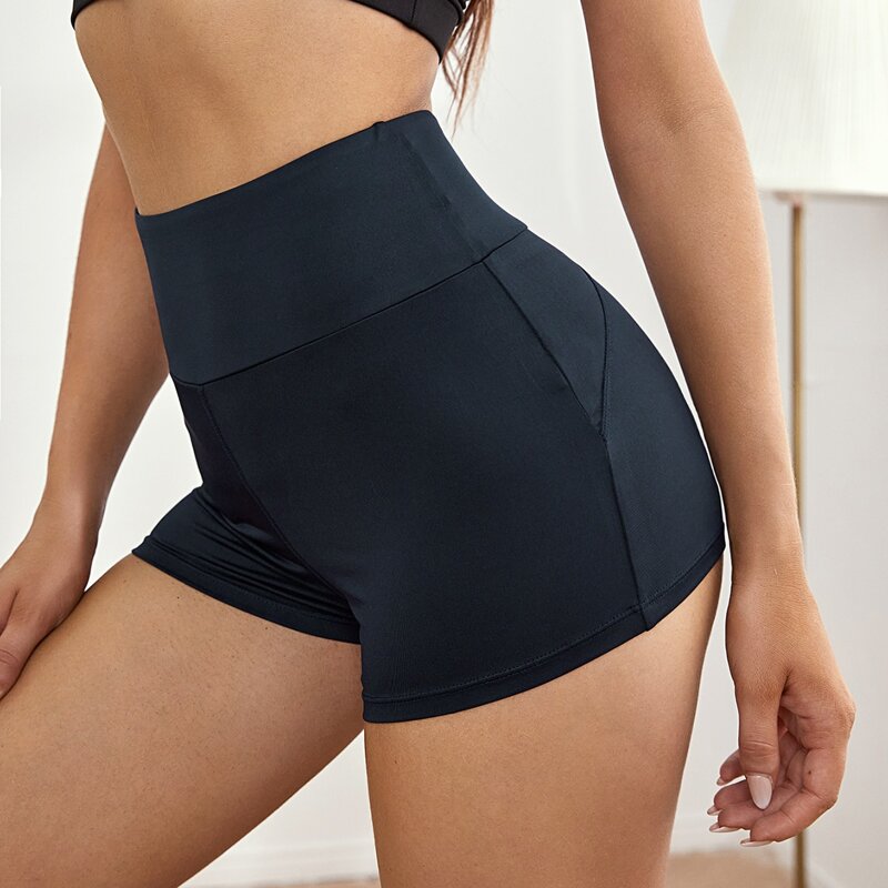 

Wide Band Waist Sports Shorts, Navy blue