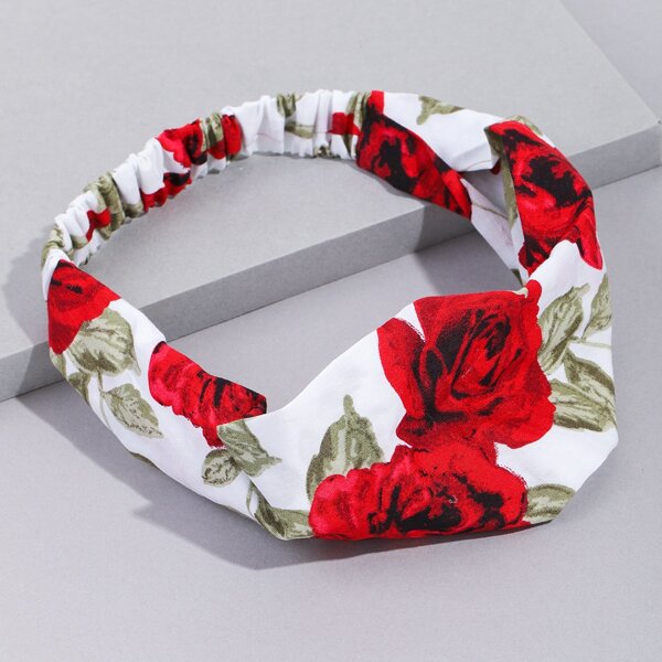 

Flower Print Hair Band, Multicolor