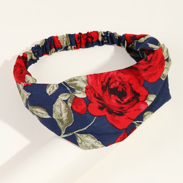 

Flower Print Hair Band, Multicolor