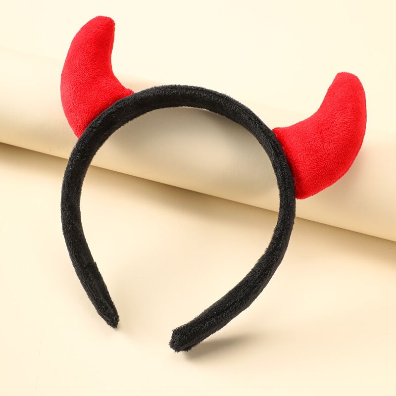 

Devil Horns Headband, Black