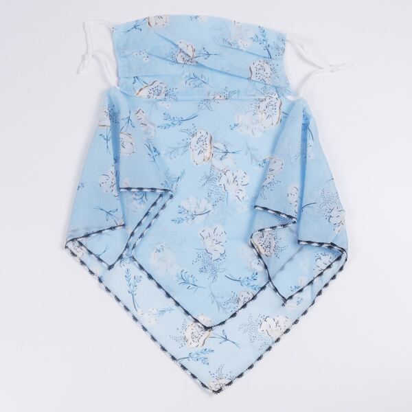 

Flower Print Sun Protection For The Face, Multicolor
