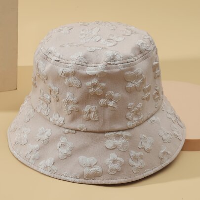 Flower Design Bucket Hat
