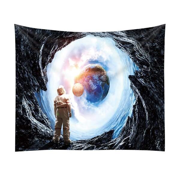 

Astronaut Print Tapestry, Multicolor