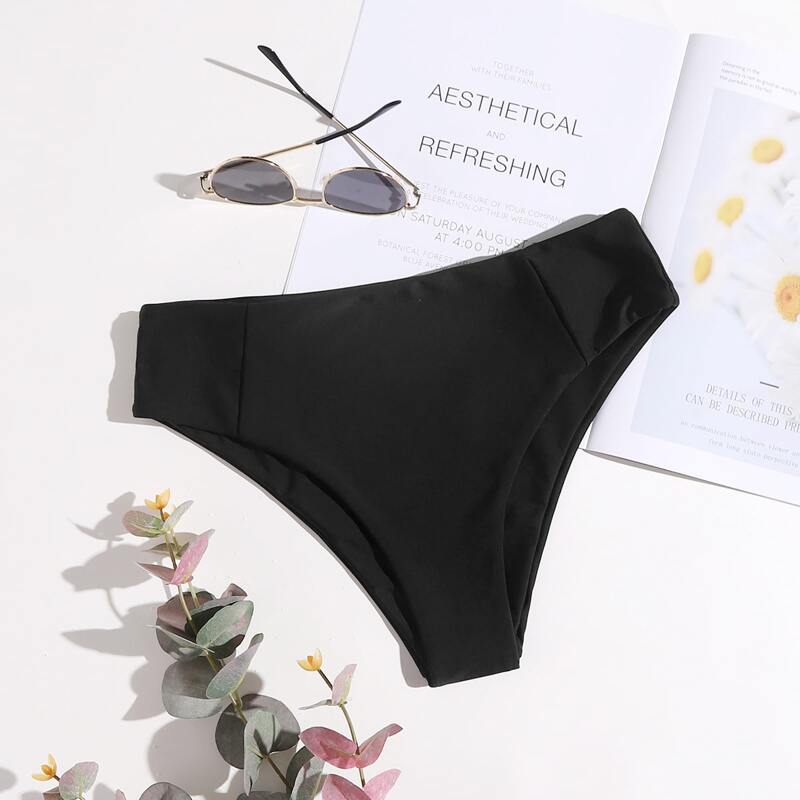 

Solid Bikini Bottom, Black