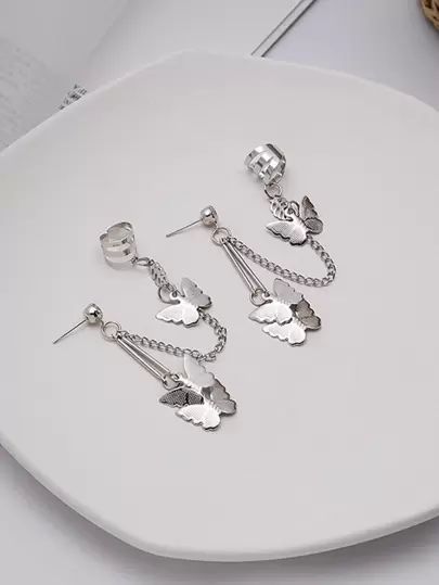 Серьги-подвески с бабочкой - Топ-100 товаров на SHEIN в июле