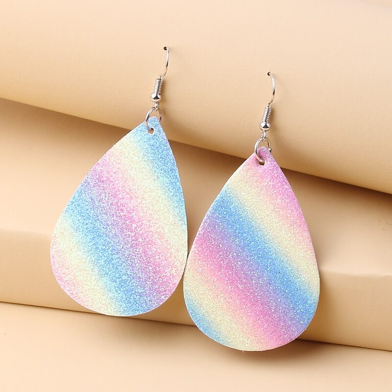 

Ombre Water Drop Earrings, Multicolor