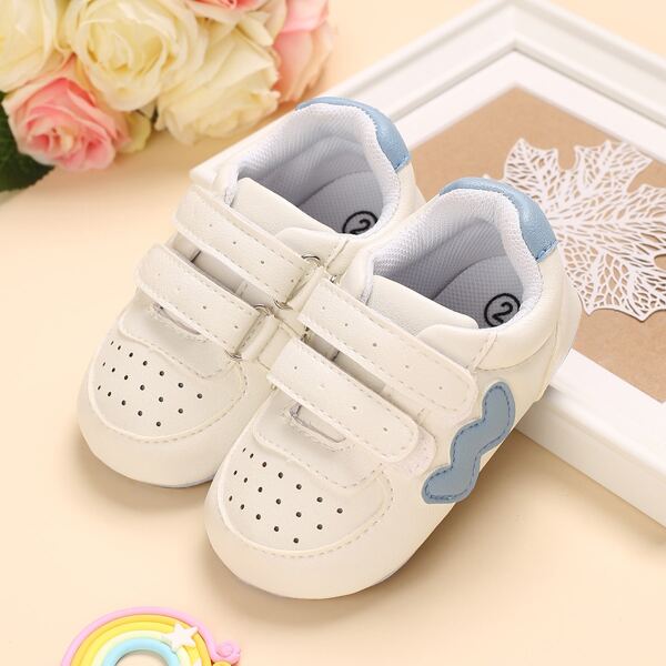 

Baby Boy Velcro Strap Sneakers, White