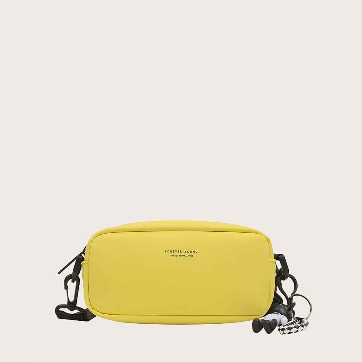 

Simple Crossbody Bag, Yellow pastel