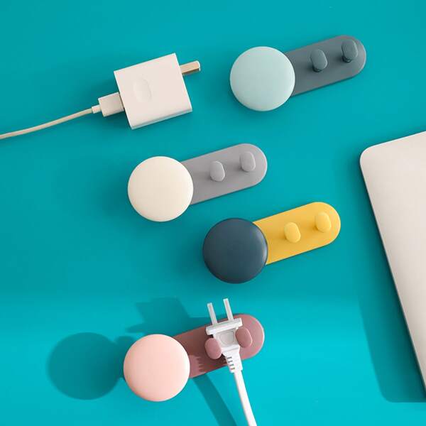 

1pc Multifunction Random Color Plug Hook, Multicolor