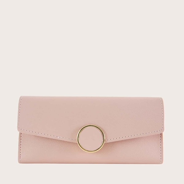 

Flap Long Wallet, Pink