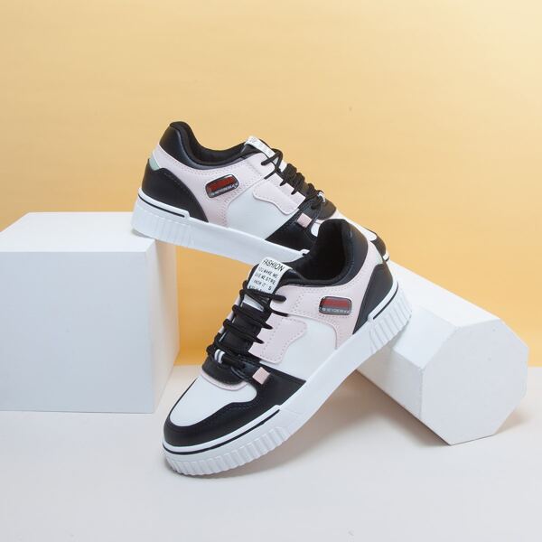 

Color Block Skate Shoes, Multicolor