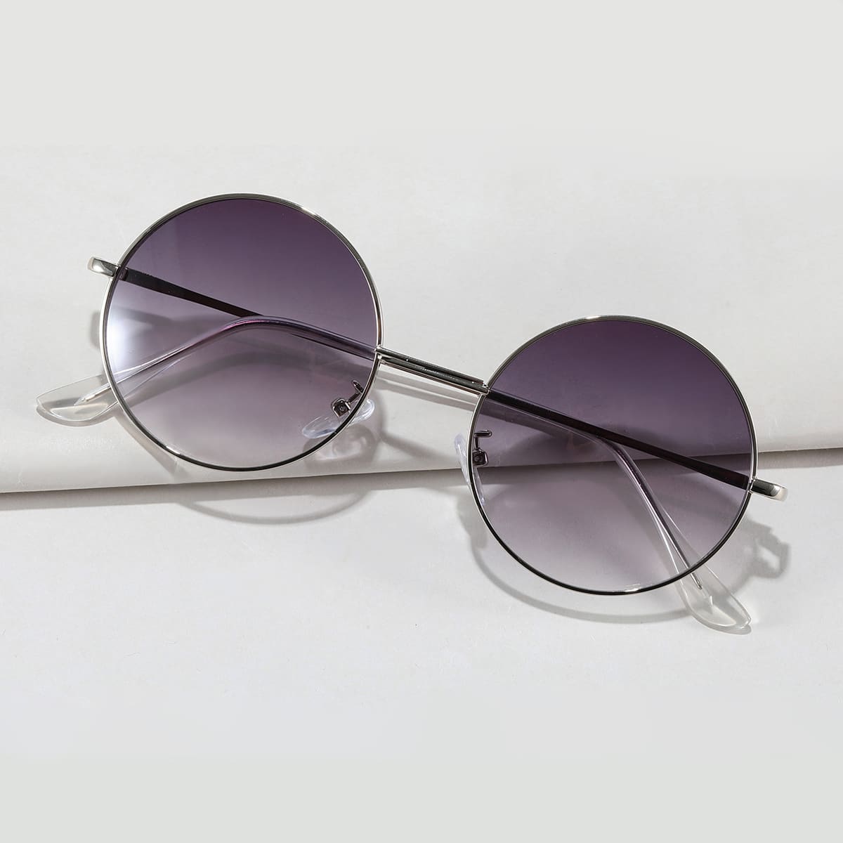 

Ombre Round Frame Sunglasses